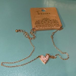 Heart Shaped Champagne Neclace